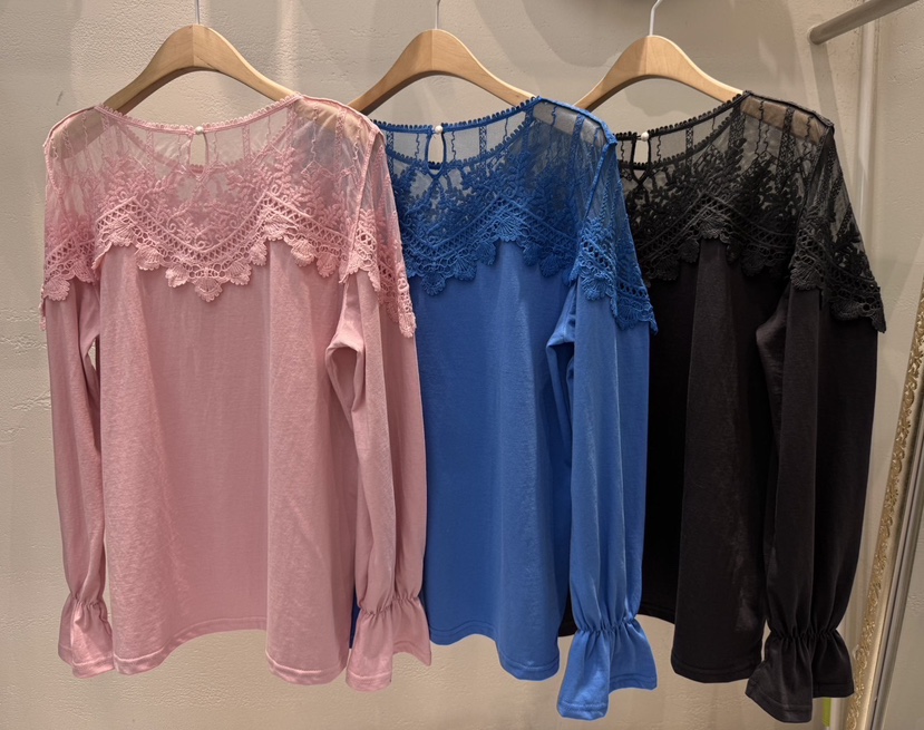 LOVABLE韓國㊣直郵東大門代購女裝新品25春夏時尚襯衫蕾絲衫LOVABLE襯衫/蕾絲衫