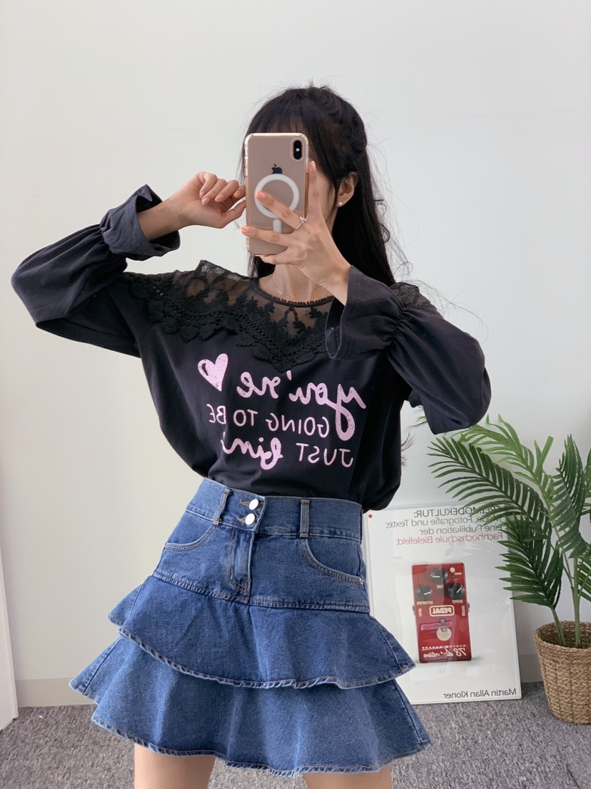 LOVABLE韓國㊣直郵東大門代購女裝新品25春夏時尚襯衫蕾絲衫LOVABLE襯衫/蕾絲衫