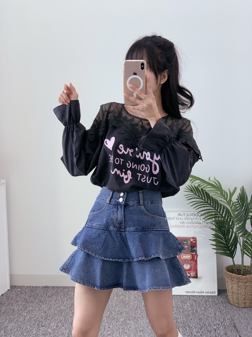 LOVABLE韓國㊣直郵東大門代購女裝新品25春夏時尚襯衫蕾絲衫LOVABLE襯衫/蕾絲衫