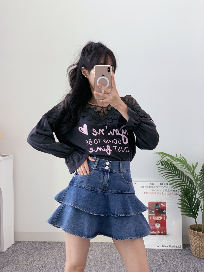 LOVABLE韓國㊣直郵東大門代購女裝新品25春夏時尚襯衫蕾絲衫LOVABLE襯衫/蕾絲衫