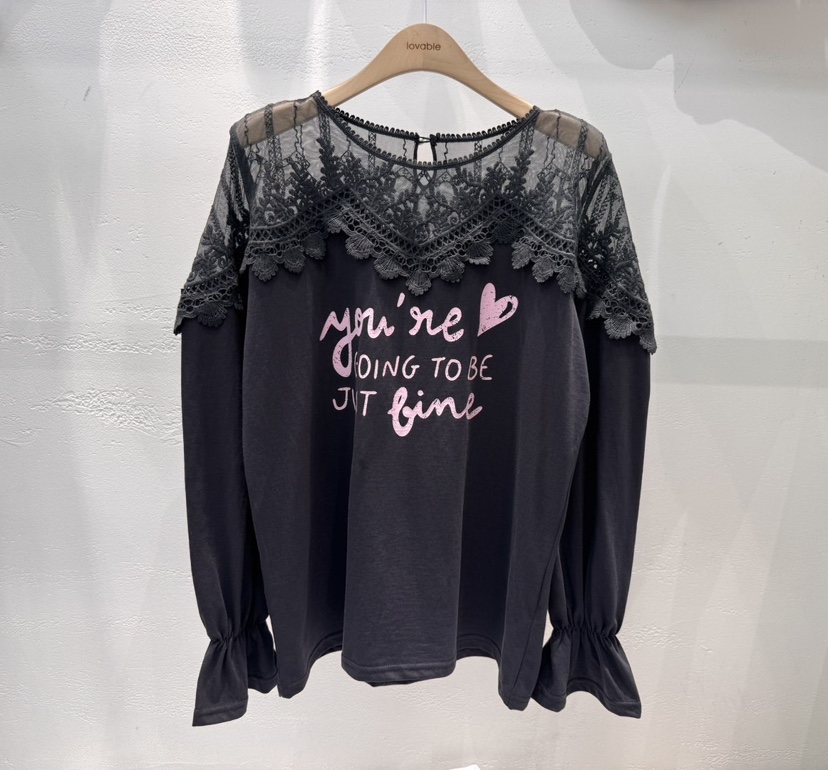 LOVABLE韓國㊣直郵東大門代購女裝新品25春夏時尚襯衫蕾絲衫LOVABLE襯衫/蕾絲衫圖色3