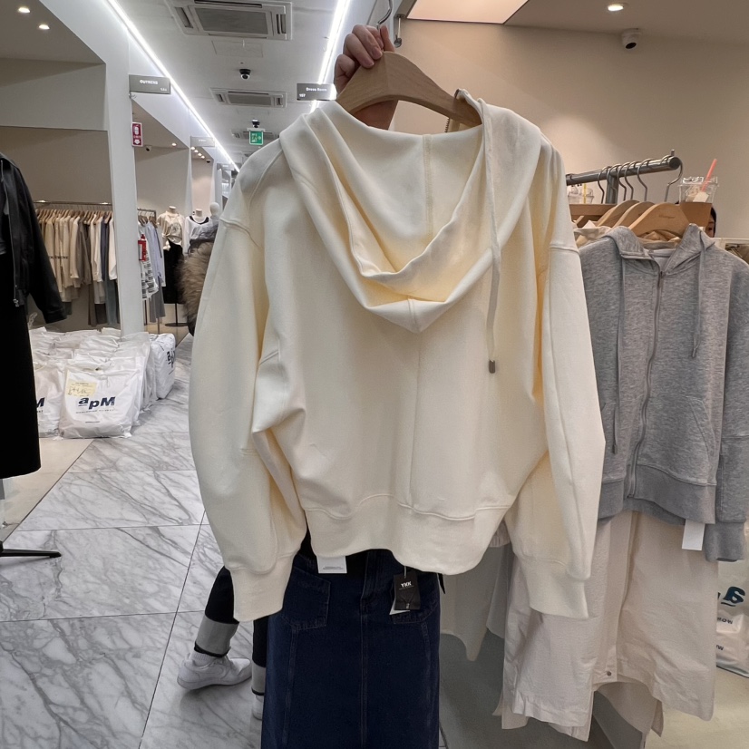 AFTERGLOW直郵韓國代購㊣女裝新款推薦人氣職業25春夏衛衣連帽AFTERGLOW衛衣