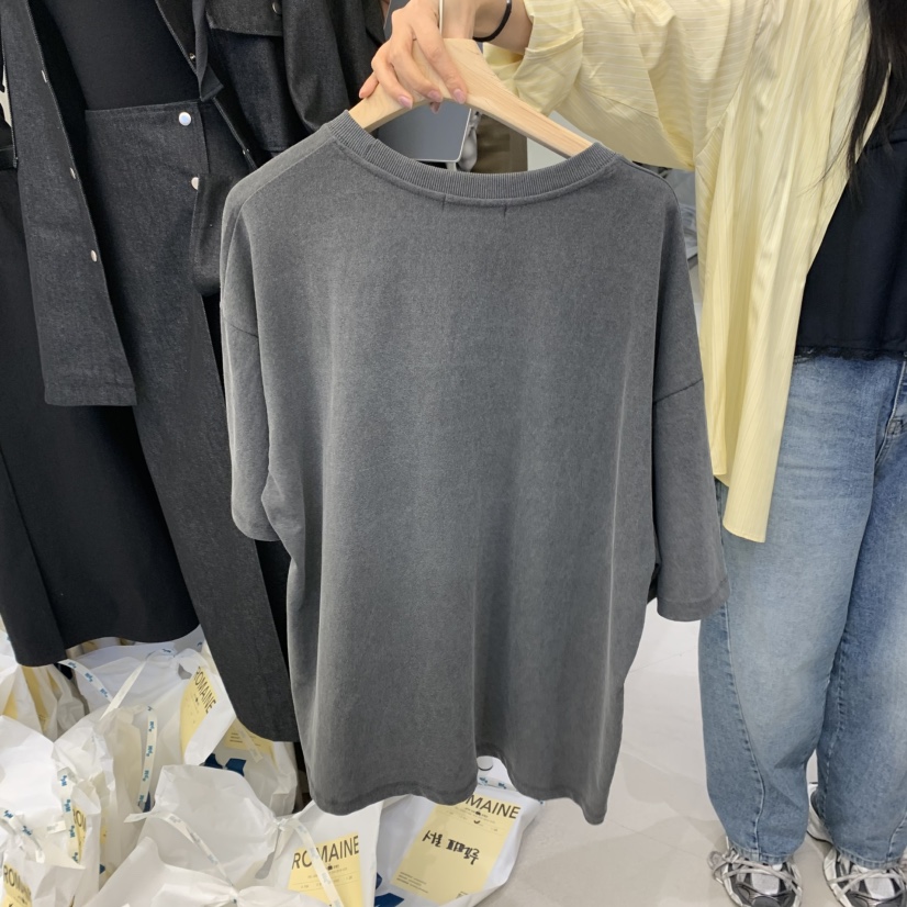 ROMAINE韓國直郵㊣女裝新款休閑25春夏人氣推薦職業熱賣T恤BROTT恤