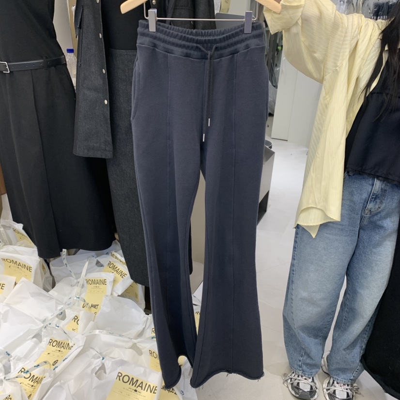 ROMAINE韓國直郵㊣女裝新款職業推薦熱賣時尚人氣休閑褲褶皺ROMAINE休閑褲圖色2