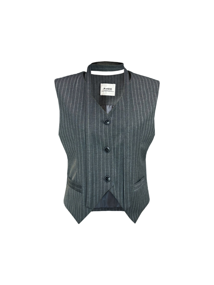 ADDE直郵韓國代購㊣女裝新款25春夏人氣推薦熱賣馬甲含脖帶DEUO馬甲圖色1