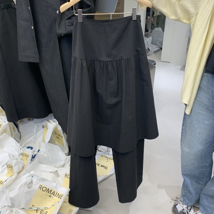 ROMAINE韓國㊣直郵東大門代購女裝新品時尚休閑熱賣裙褲假兩件ROMAINE裙褲圖色2