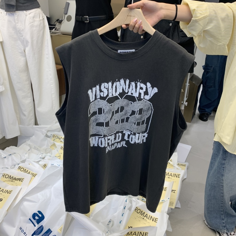 ROMAINE韓國直郵㊣東大門實拍女裝新品人氣休閑職業吊帶背心ROMAINE吊帶/背心圖色2