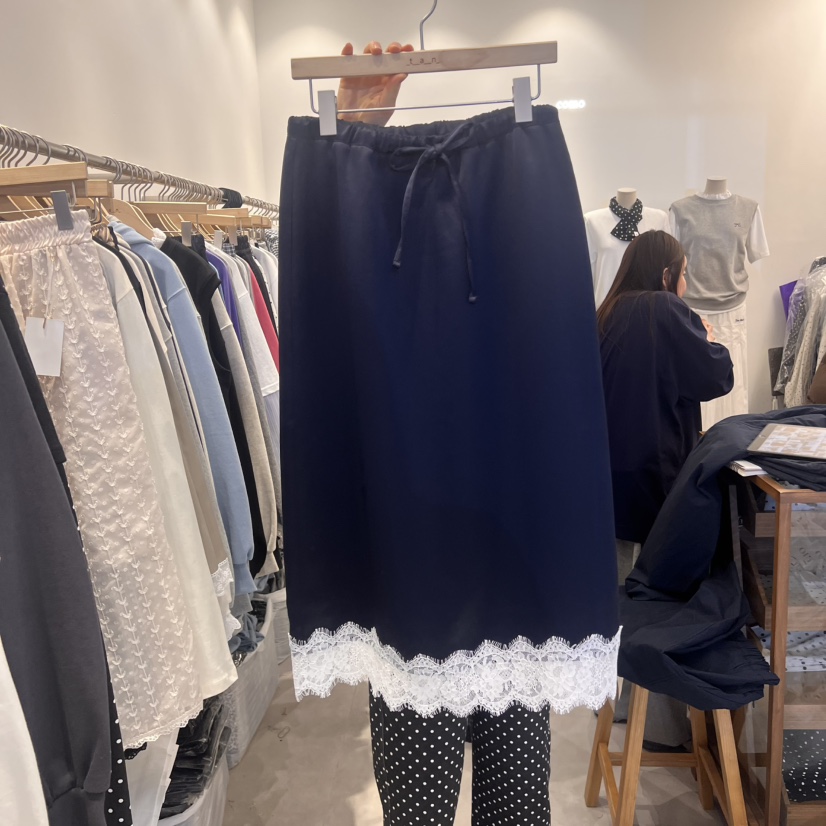 TAN&COMO直郵韓國代購㊣女裝新款25春夏推薦半身裙中短裙tan-COMO半身裙/中短裙圖色2