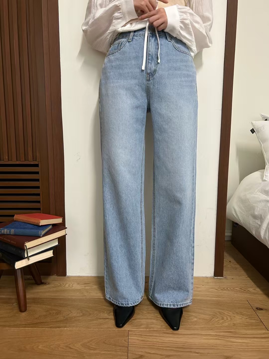 HEY BILLY直郵韓國代購㊣女裝新品休閑熱賣25春夏推薦牛仔褲HEY BILLY牛仔褲