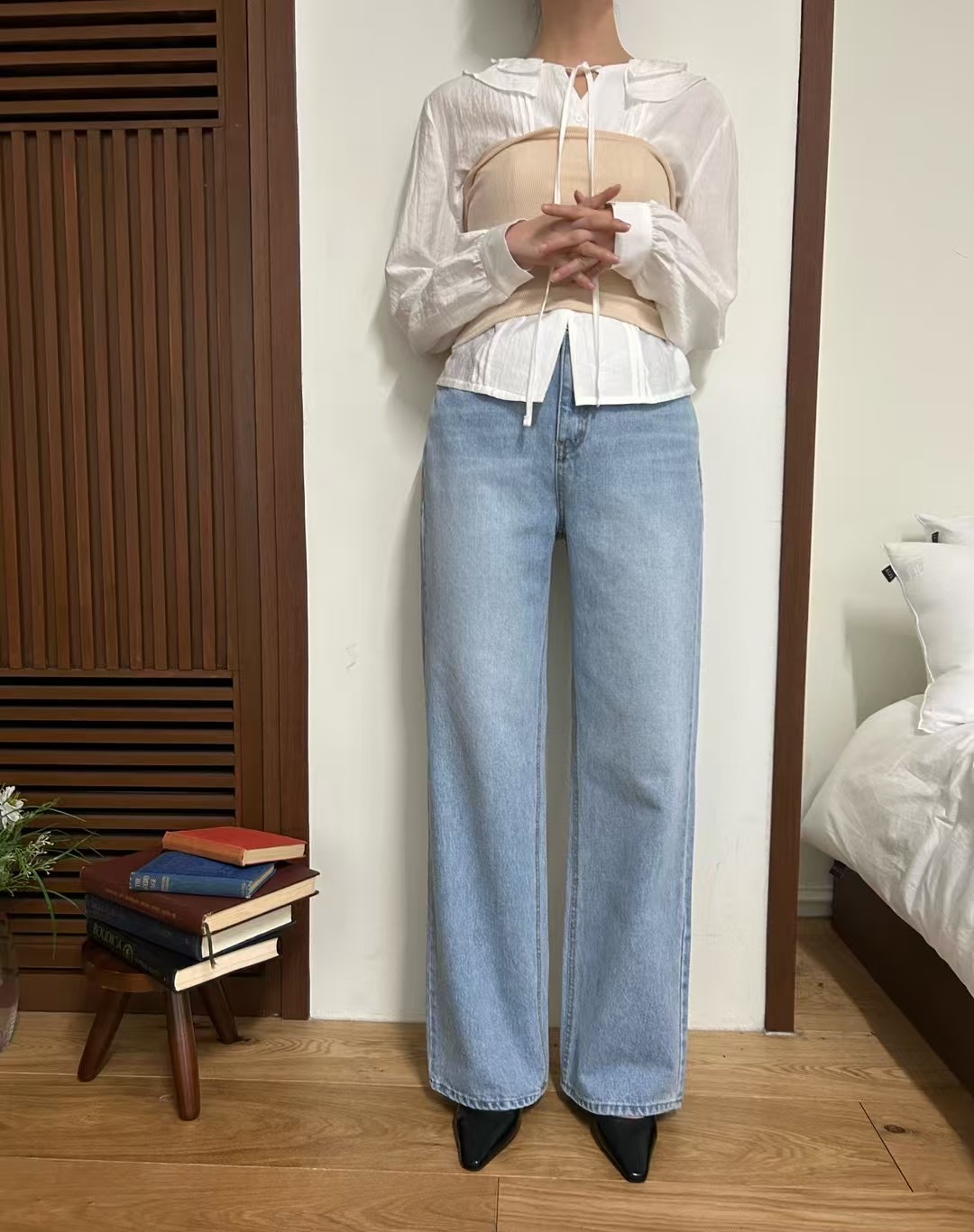 HEY BILLY直郵韓國代購㊣女裝新品休閑熱賣25春夏推薦牛仔褲HEY BILLY牛仔褲