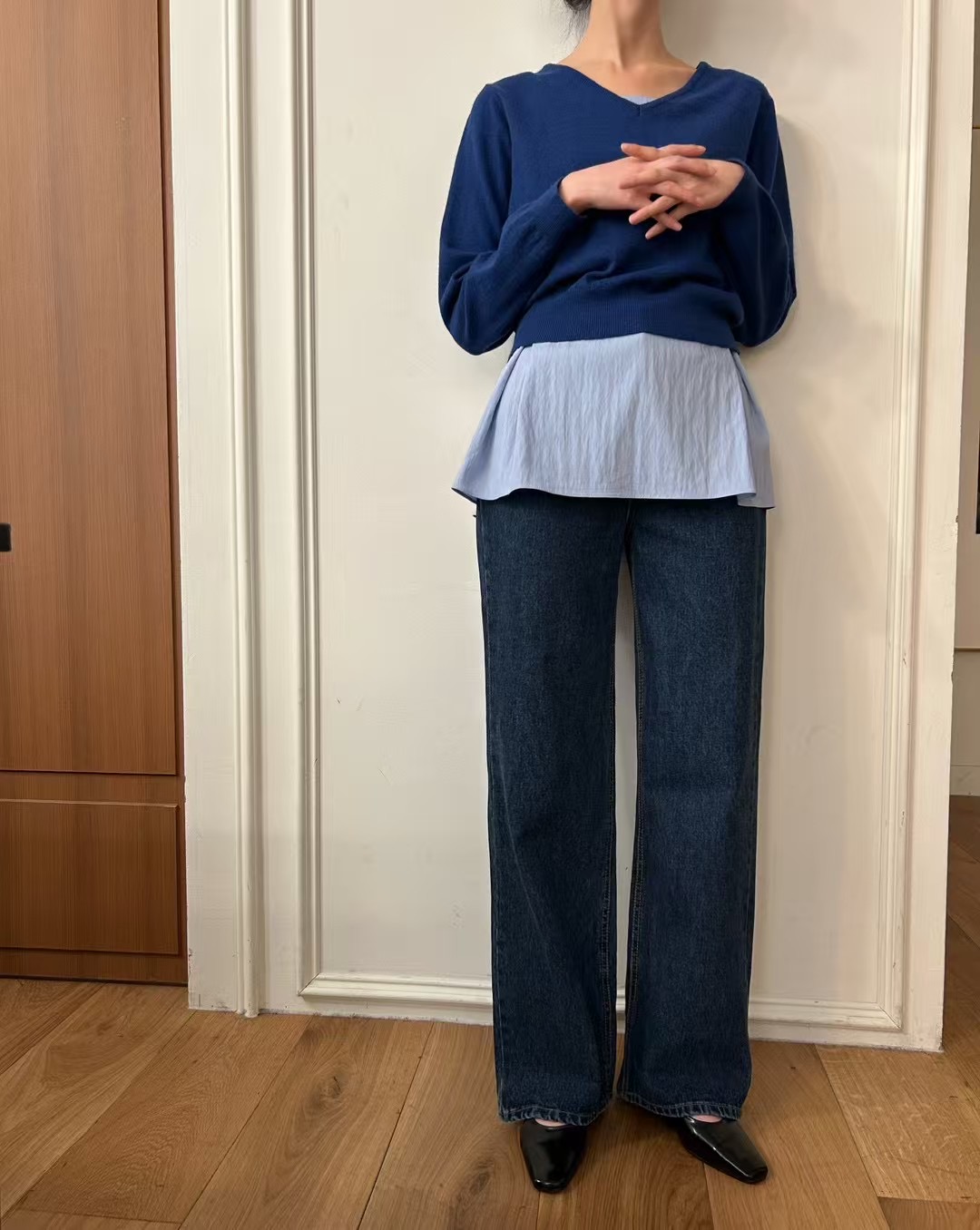HEY BILLY韓國直郵㊣東大門實拍女裝新品職業推薦人氣牛仔褲HEY BILLY牛仔褲