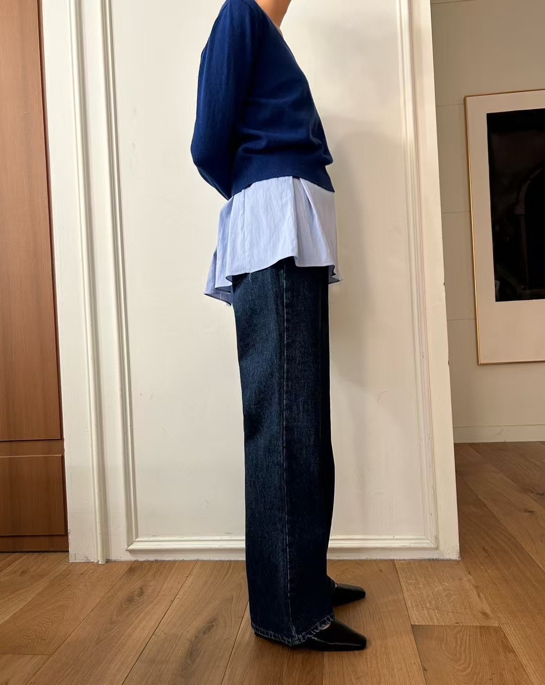 HEY BILLY韓國直郵㊣東大門實拍女裝新品職業推薦人氣牛仔褲HEY BILLY牛仔褲