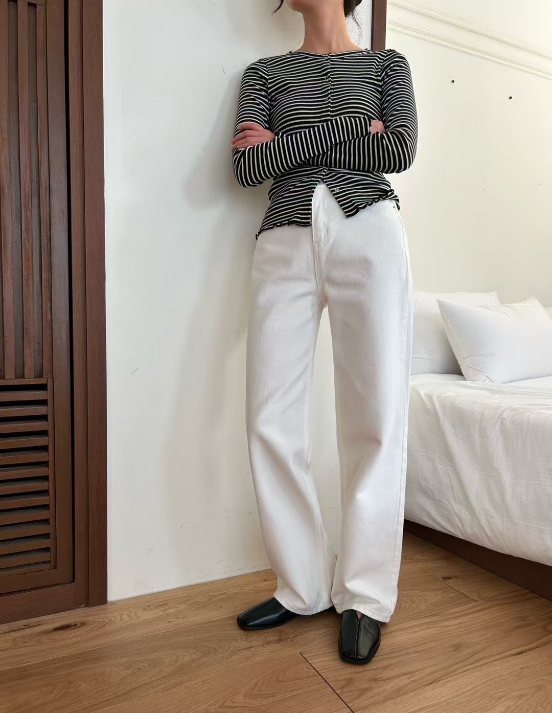HEY BILLY韓國直郵㊣東大門實拍女裝新品時尚推薦人氣牛仔褲HEY BILLY牛仔褲