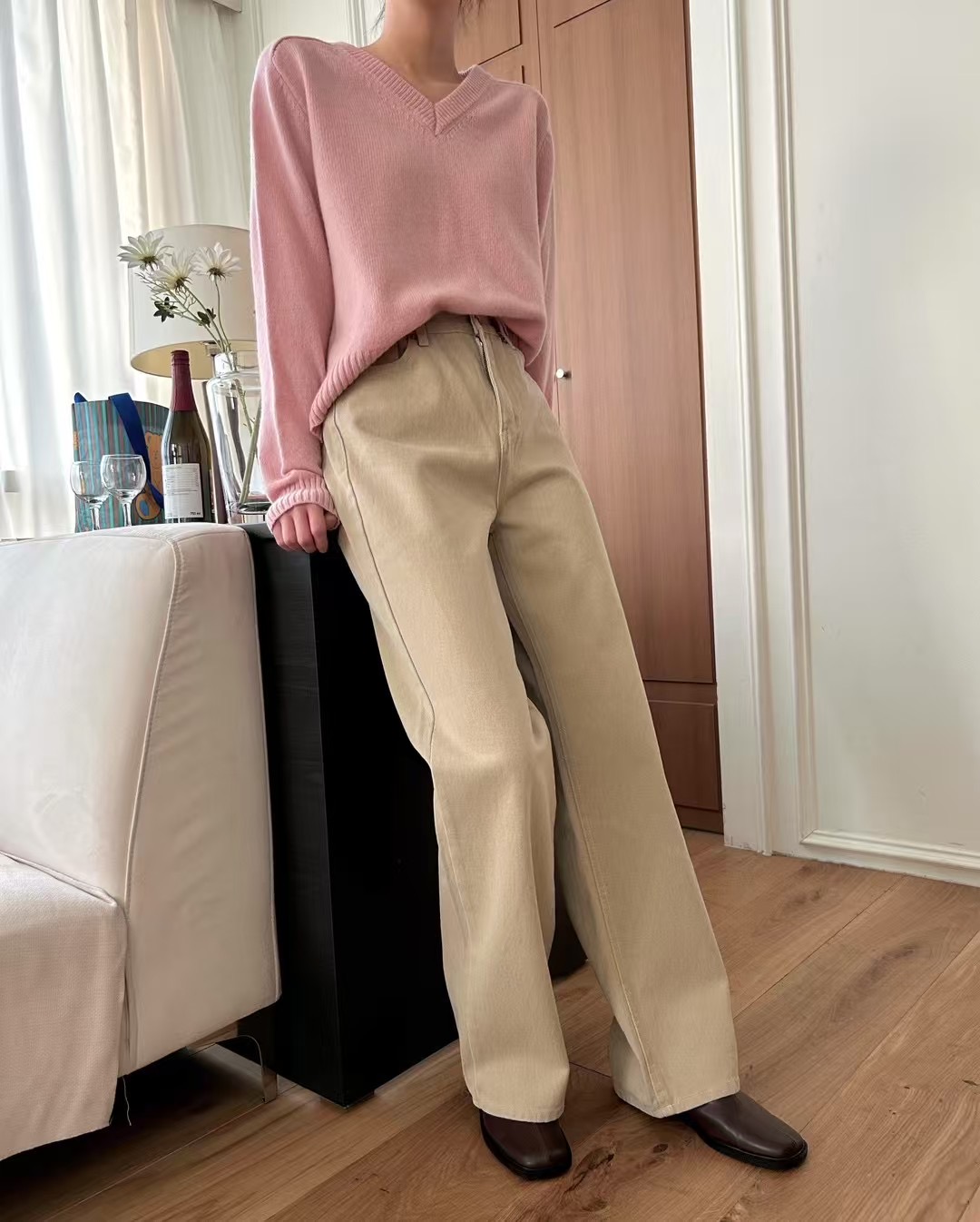 HEY BILLY韓國直郵㊣東大門實拍女裝新品25春夏休閑牛仔褲HEY BILLY牛仔褲