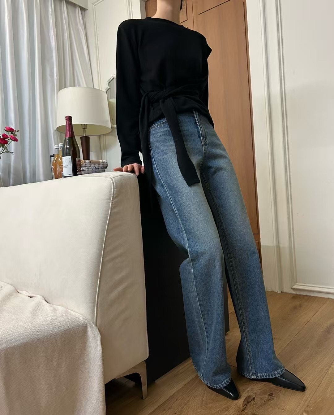 HEY BILLY直郵韓國代購㊣女裝新品25春夏職業時尚熱賣牛仔褲HEY BILLY牛仔褲