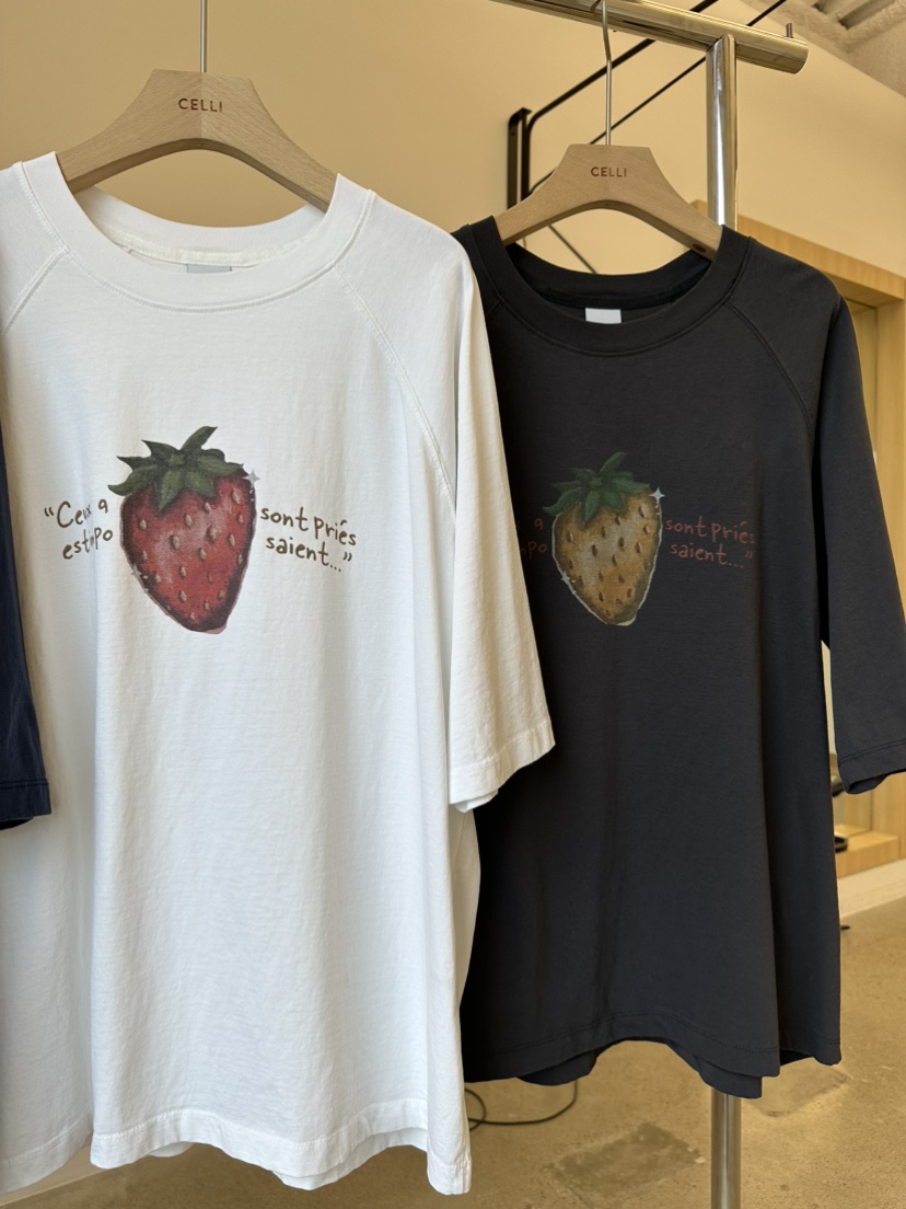 CELLI韓國直郵㊣東大門實拍女裝新品25春夏休閑時尚熱賣T恤CELLIT恤