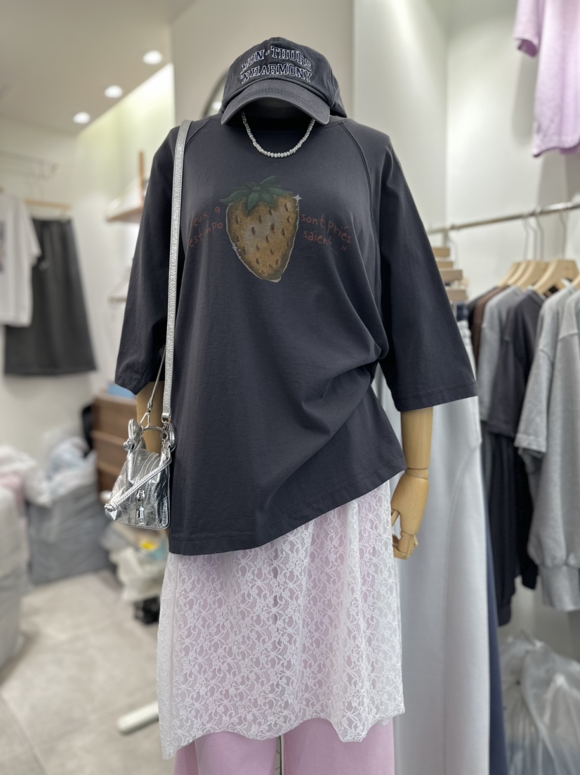 CELLI韓國直郵㊣東大門實拍女裝新品25春夏休閑時尚熱賣T恤CELLIT恤