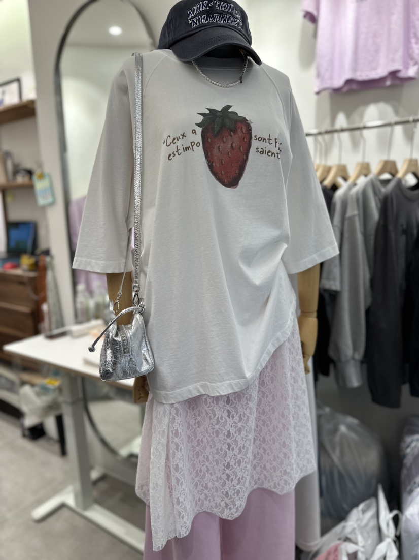 CELLI韓國直郵㊣東大門實拍女裝新品25春夏休閑時尚熱賣T恤CELLIT恤
