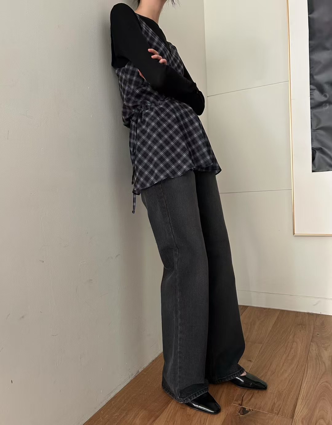 HEY BILLY韓國㊣直郵東大門代購女裝新品職業時尚人氣牛仔褲HEY BILLY牛仔褲