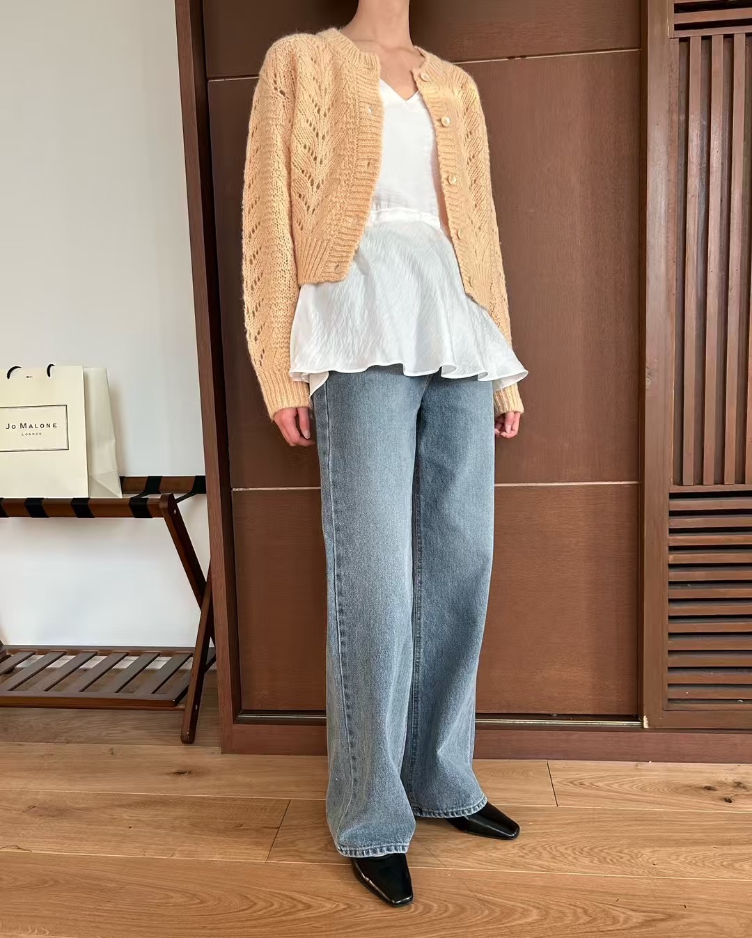 HEY BILLY韓國直郵㊣東大門實拍女裝新品休閑時尚25春夏牛仔褲HEY BILLY牛仔褲