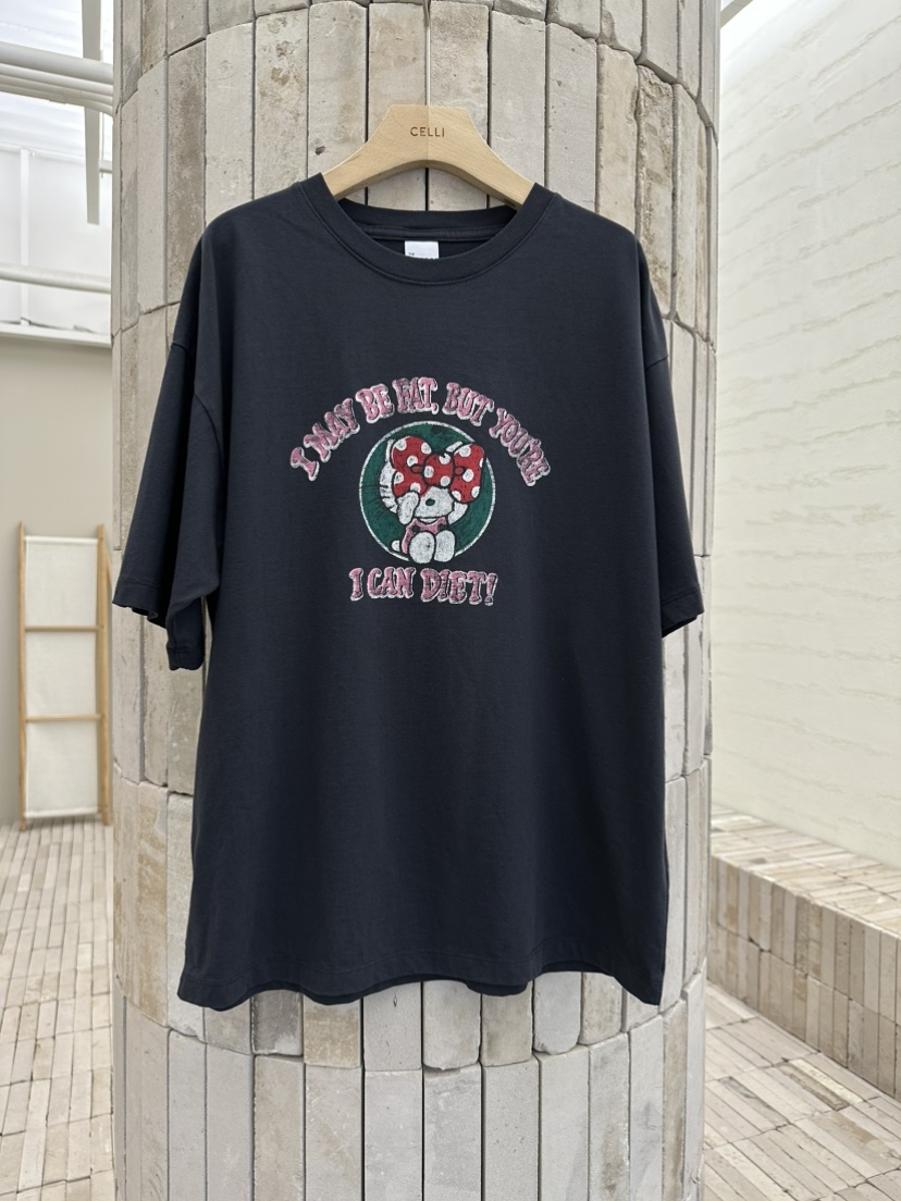 CELLI直郵韓國代購㊣女裝新品時尚25春夏職業休閑T恤蝴蝶結CELLIT恤圖色4