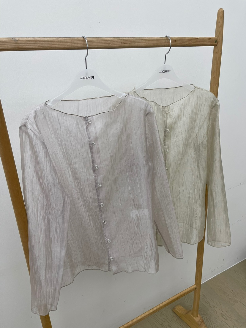 ATMOSPHERE韓國㊣直郵東大門代購女裝新款25春夏襯衫蕾絲衫ATMOSPHERE/BLING襯衫/蕾絲衫