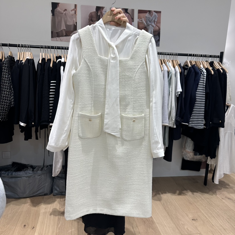 M.G.N韓國㊣直郵東大門代購女裝新款推薦職業連衣裙不含內搭MAGNET連衣裙圖色1