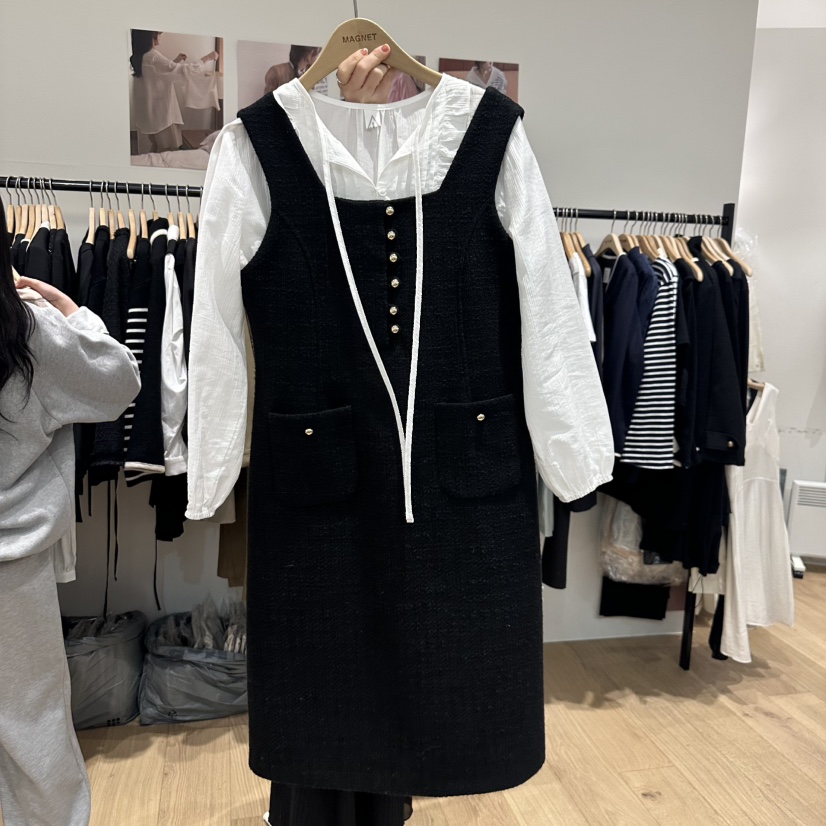 M.G.N韓國㊣直郵東大門代購女裝新款推薦職業連衣裙不含內搭MAGNET連衣裙圖色2