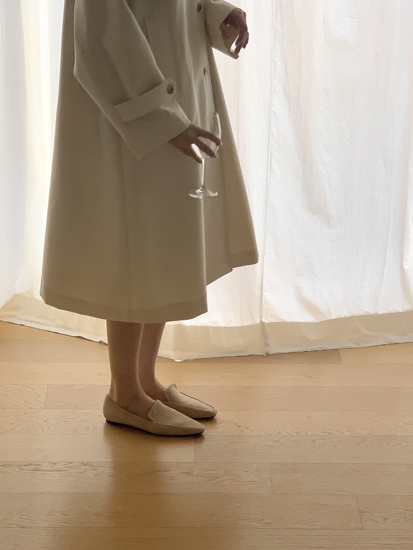 LOGARDEN韓國直郵㊣東大門實拍女裝新款推薦25春夏中長款大衣LO GARDEN中長款大衣