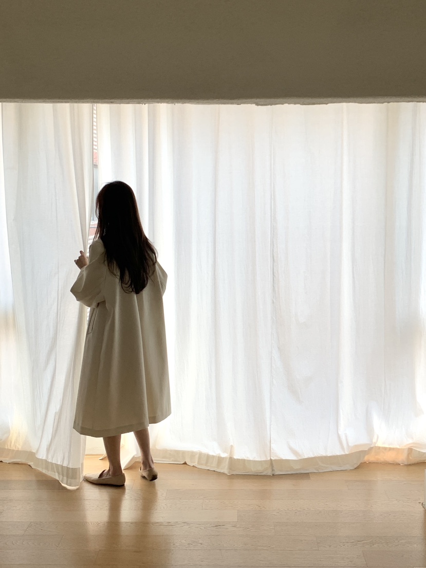 LOGARDEN韓國直郵㊣東大門實拍女裝新款推薦25春夏中長款大衣LO GARDEN中長款大衣