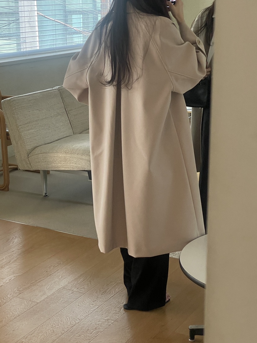 LOGARDEN韓國直郵㊣東大門實拍女裝新款推薦25春夏中長款大衣LO GARDEN中長款大衣