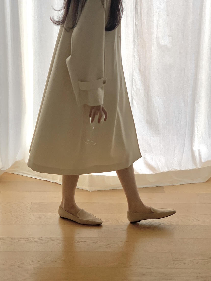 LOGARDEN韓國直郵㊣東大門實拍女裝新款推薦25春夏中長款大衣LO GARDEN中長款大衣