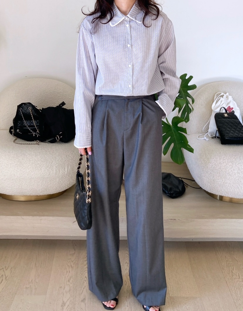 HANNA-A韓國㊣直郵東大門代購女裝新品人氣時尚正裝褲西褲HANNA-A正裝褲/西褲