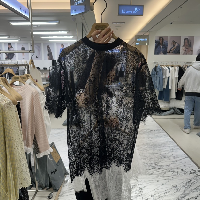 FORMING-P韓國直郵㊣女裝新品推薦25春夏職業熱賣襯衫蕾絲衫FORMING-P襯衫/蕾絲衫圖色2