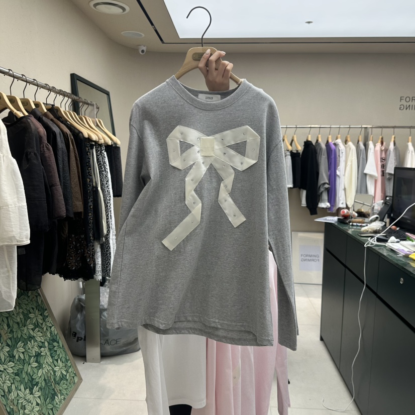 FORMING-P韓國直郵㊣東大門實拍女裝新品人氣時尚25春夏長袖T恤FORMING長袖T恤圖色2