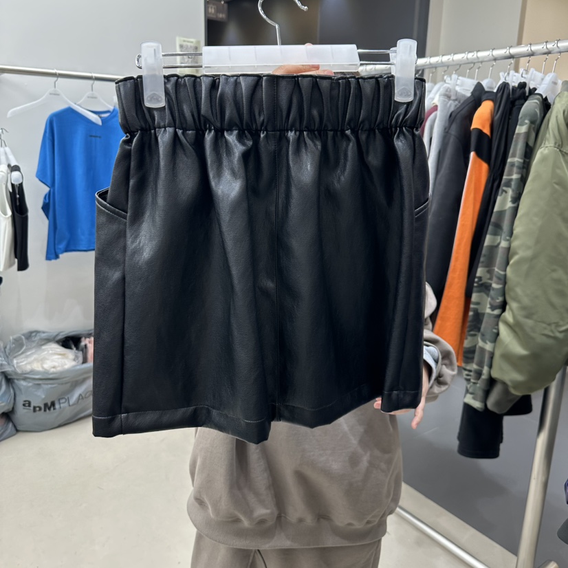 INTHEEND韓國直郵㊣女裝新品25春夏熱賣人氣時尚短裙皮革綁帶INTHEEND短裙