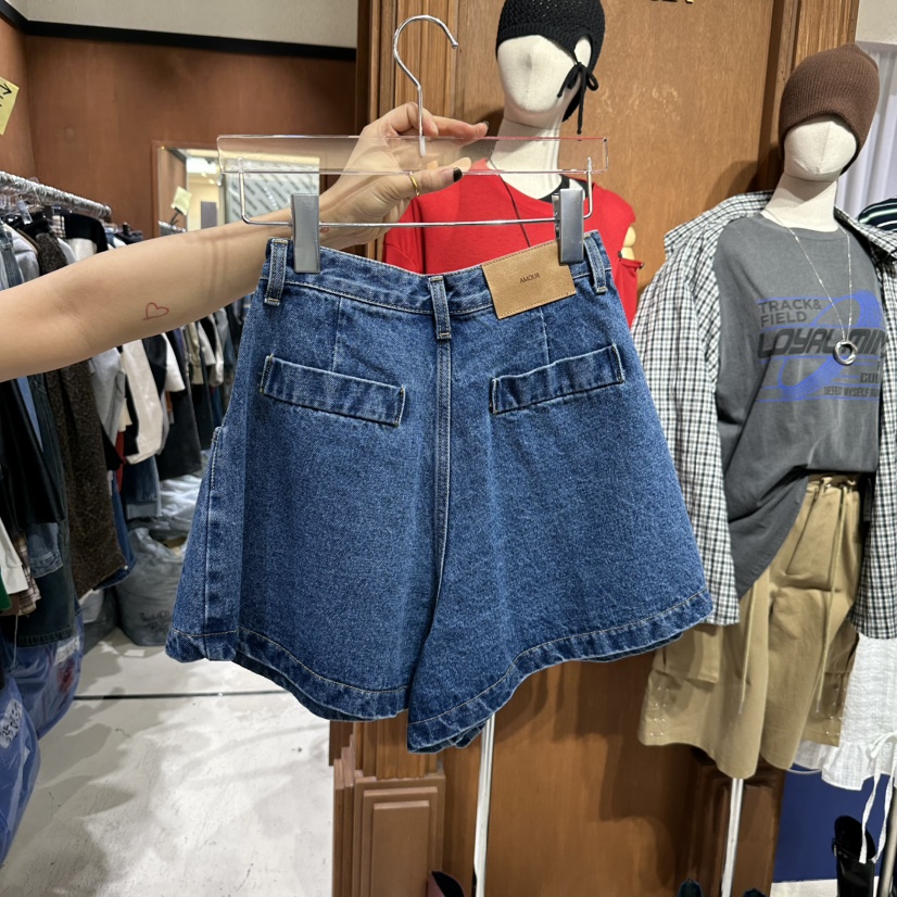 AMOUR直郵韓國代購㊣女裝新品職業熱賣休閑推薦25春夏人氣短褲AMOUR短褲