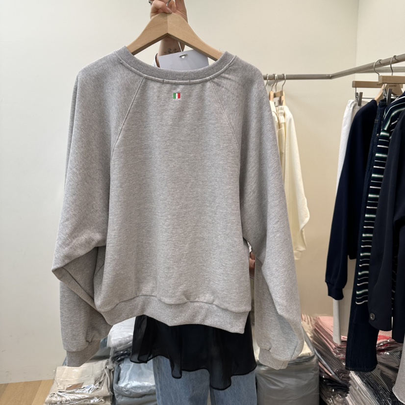 BLENDING-p韓國直郵㊣女裝新款時尚推薦休閑人氣熱賣25春夏衛衣BLENDING衛衣