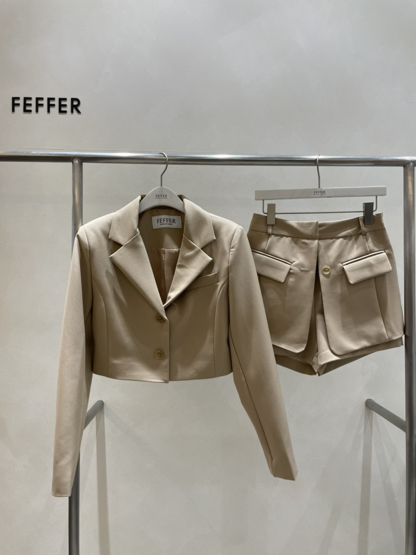 FEFFER韓國㊣直郵東大門代購女裝新款人氣職業25春夏休閑夾克FEFFER夾克