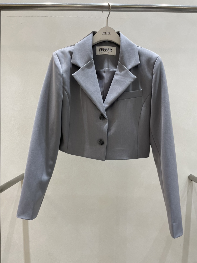 FEFFER韓國㊣直郵東大門代購女裝新款人氣職業25春夏休閑夾克FEFFER夾克圖色2