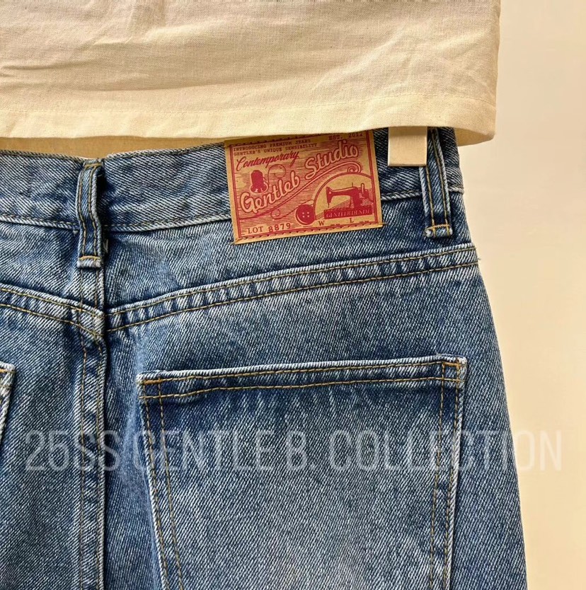 GENTLE B韓國㊣直郵東大門代購女裝新品25春夏休閑職業牛仔褲GENTLE B牛仔褲