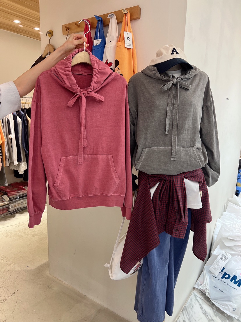 HANNA-A直郵韓國代購㊣女裝新品職業熱賣時尚25春夏人氣衛衣HANNA-A衛衣