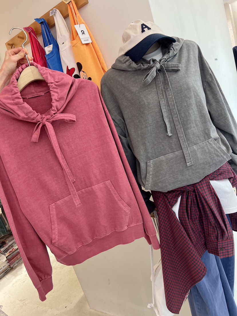 HANNA-A直郵韓國代購㊣女裝新品職業熱賣時尚25春夏人氣衛衣HANNA-A衛衣