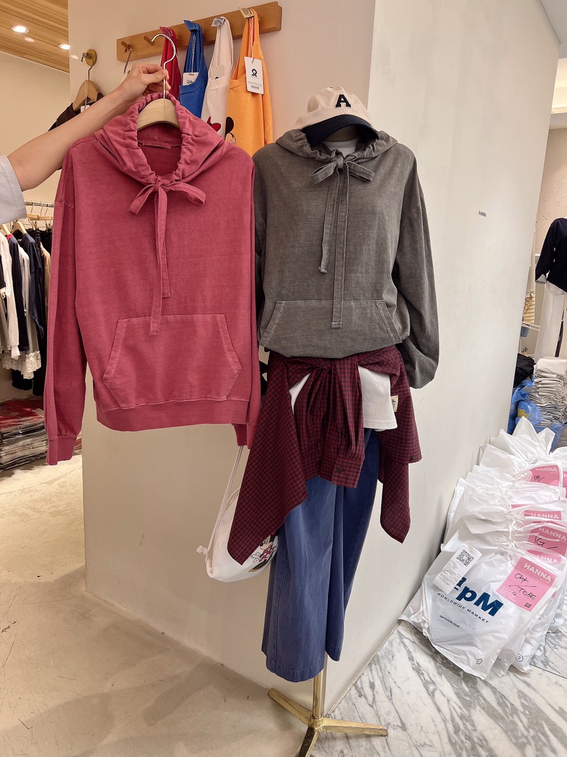 HANNA-A直郵韓國代購㊣女裝新品職業熱賣時尚25春夏人氣衛衣HANNA-A衛衣