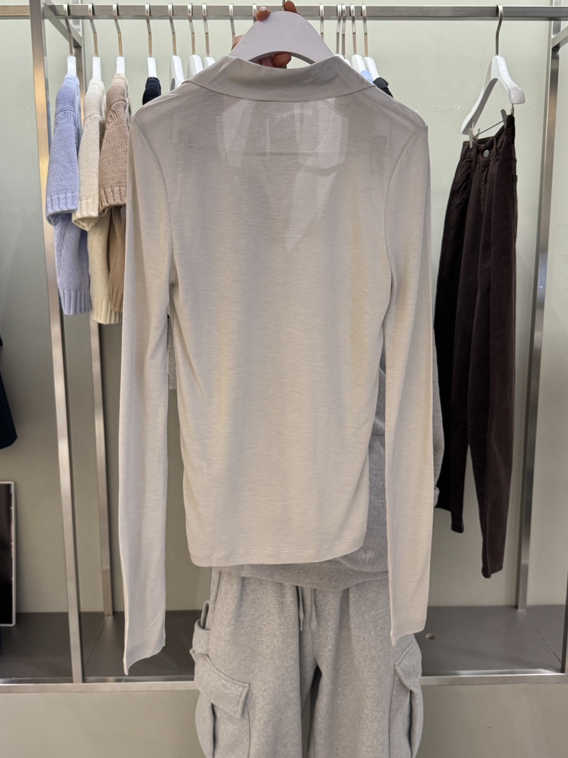 FAVE直郵韓國代購㊣女裝新款時尚25春夏休閑人氣職業長袖T恤FAVE/FAVOURITE長袖T恤