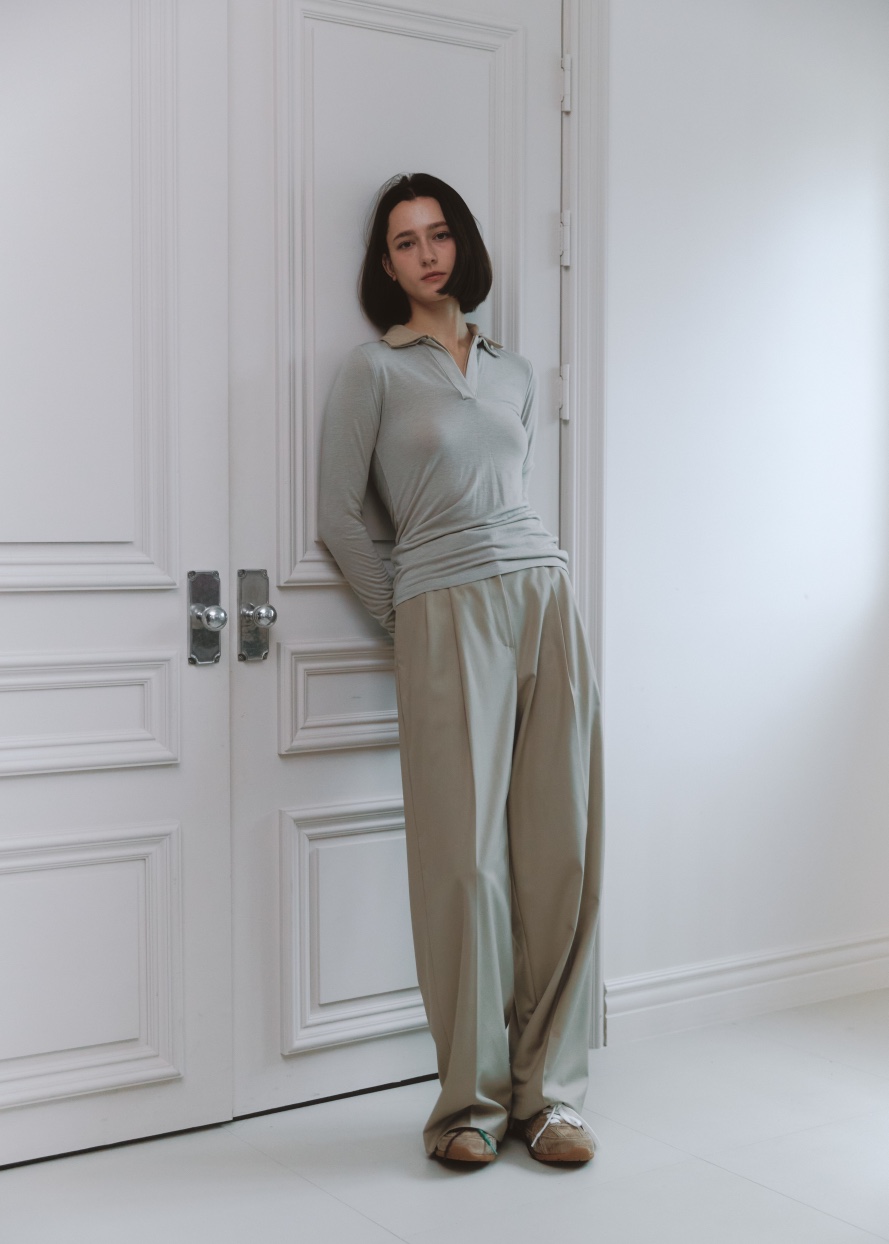 FAVE直郵韓國代購㊣女裝新款時尚25春夏休閑人氣職業長袖T恤FAVE/FAVOURITE長袖T恤