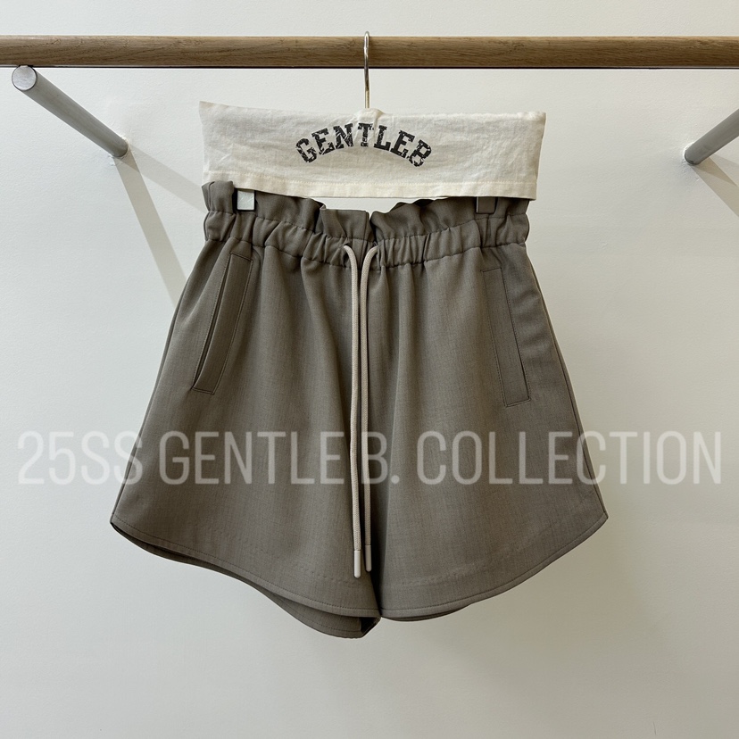GENTLE B直郵韓國代購㊣女裝新品25春夏推薦人氣熱賣休閑短褲GENTLE B/LOVENTINA短褲圖色2