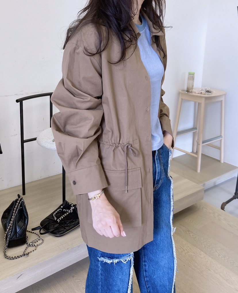 HANNA-A韓國㊣直郵東大門代購女裝新款25春夏時尚休閑夾克HANNA夾克