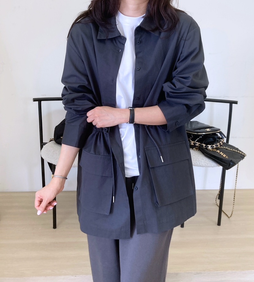 HANNA-A韓國㊣直郵東大門代購女裝新款25春夏時尚休閑夾克HANNA夾克
