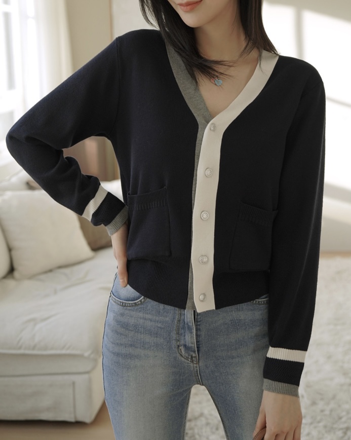 I BLLE直郵韓國代購㊣女裝新款熱賣25春夏人氣職業推薦針織衫I BLLE針織衫